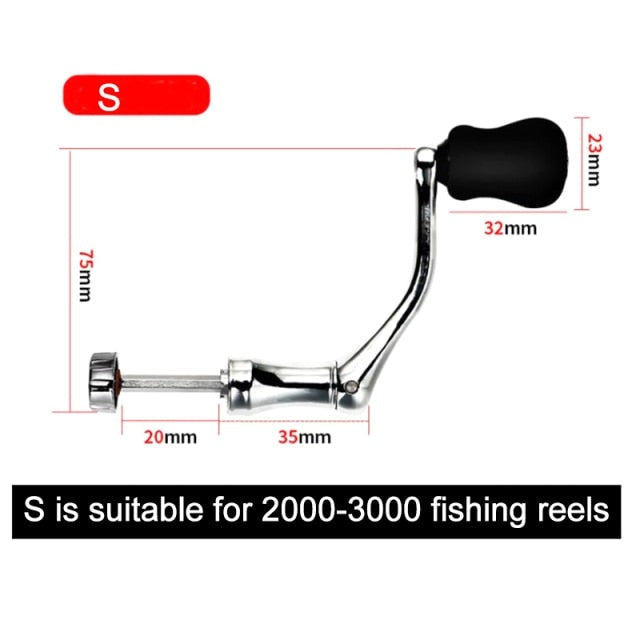 S SERENABLE Fishing Reel Handle DIY Reel Handle Universal 110mm
