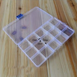 15 Slots Adjustable Fishing Tackle Box