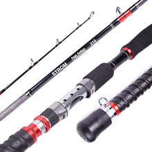 Load image into Gallery viewer, 3 Piece Jigging Rod 1.8-2.1m Lure 70-250g  Line 30-50lb
