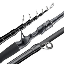 Cargar imagen en el visor de la galería, Carbon Fibre Telescopic Fishing Rod 2.1m 2.4m
