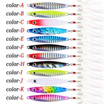 12pc Metal Fishing Lure 7-40g