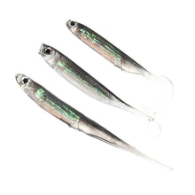 Carregar imagem no visualizador da galeria, 5pc Soft Realistic Minnow Fishing Lure 7-9.5cm 1.7-2.7g
