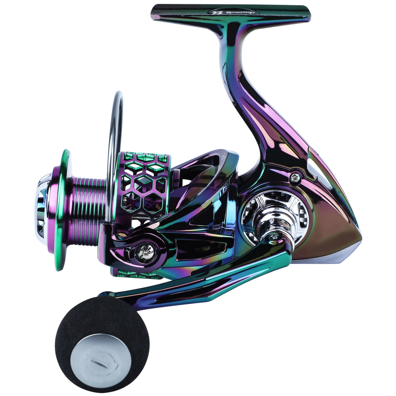 KEEYTT Metal Spinning Reel Fishing Reel Long-distance Casting Reel Fishing  Accessories for Live Liner Bait Fishing Action (Color : Metal grip, Size :  HD1000) : : Sports & Outdoors