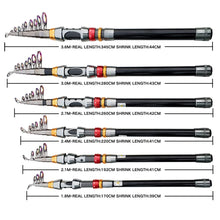 Carregar imagem no visualizador da galeria, 1.8-3.6m Fishing Rod &amp; Reel Combo
