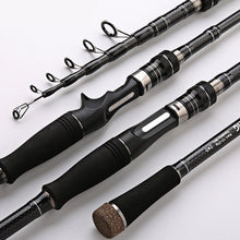 Cargar imagen en el visor de la galería, Baitcasting/Spinning Telescopic Fishing Rod 1.8-3.6m
