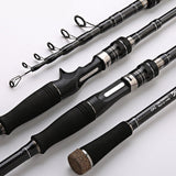 Baitcasting/Spinning Telescopic Fishing Rod 1.8-3.6m