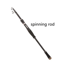 Cargar imagen en el visor de la galería, Baitcasting/Spinning Telescopic Fishing Rod 1.8-3.6m
