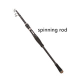 Baitcasting/Spinning Telescopic Fishing Rod 1.8-3.6m