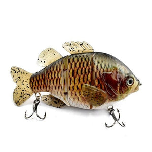 Fishing Lures,13cm/22g Plastic Fishing Bait Realistic Multi Section  Streamline Body Hard Bait Fishing Accessory for Fishing Lovers Bass Trout  Fishing