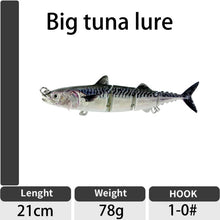 Charger l&#39;image dans la galerie, Large Tuna Swimbait 21cm 78g
