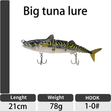 Charger l&#39;image dans la galerie, Large Tuna Swimbait 21cm 78g
