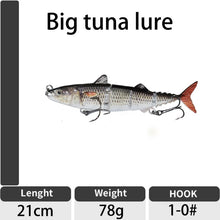 Charger l&#39;image dans la galerie, Large Tuna Swimbait 21cm 78g
