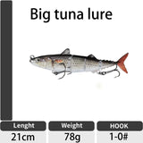 Large Tuna Swimbait 21cm 78g