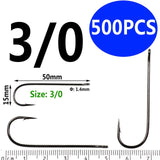 [Wholesale] 500pc J-Hook Size #16-3/0