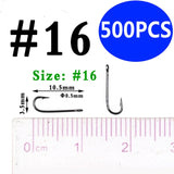 [Wholesale] 500pc J-Hook Size #16-3/0