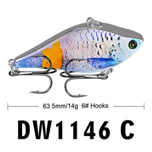 Carregar imagem no visualizador da galeria, VIB Fishing Lures 5.4cm 14g
