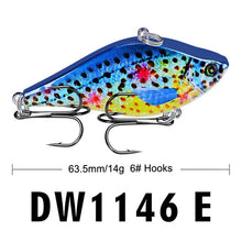 Carregar imagem no visualizador da galeria, VIB Fishing Lures 5.4cm 14g
