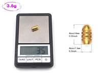 Load image into Gallery viewer, 30pc Brass Bullet Sinkers 5-10g
