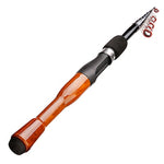 Wooden Handle Telescopic Fishing Rod