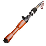 Wooden Handle Telescopic Fishing Rod