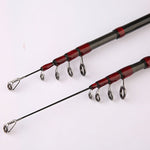 1.8-3.6m Telescopic Fishing Rod & Reel Combo Baitcasting/Spinning