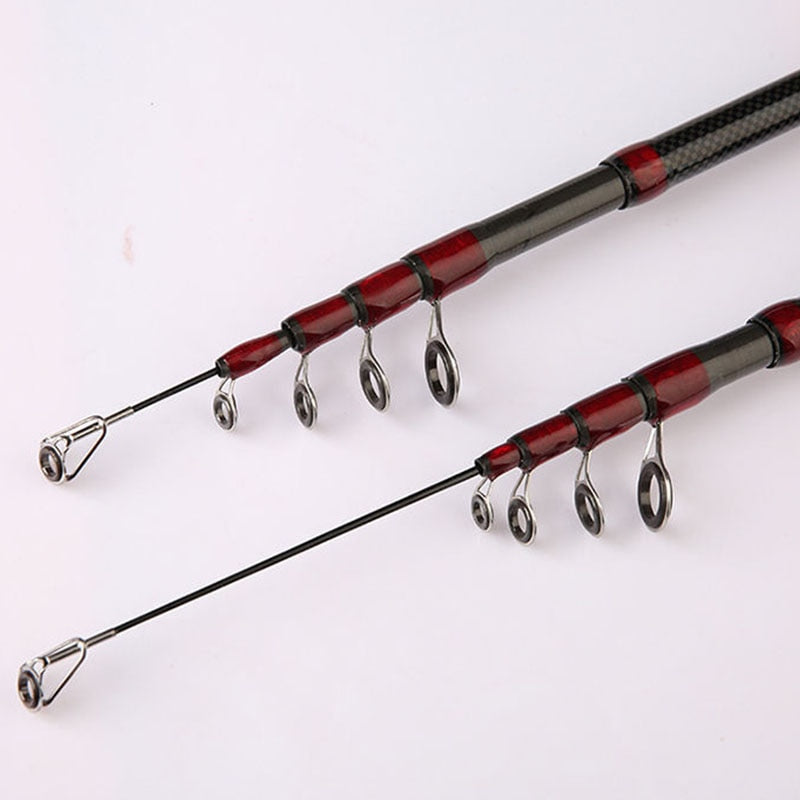 1.8-3.6M Fishing Rod Combo Telescopic Fishing Rod And Spinning Fishing Reel  Fishing Set Carp Fishing Rod Reel Kit