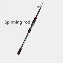 Carregar imagem no visualizador da galeria, 1.8-3.6m Telescopic Fishing Rod &amp; Reel Combo Baitcasting/Spinning
