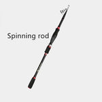 1.8-3.6m Telescopic Fishing Rod & Reel Combo Baitcasting/Spinning