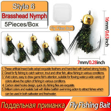 Charger l&#39;image dans la galerie, Fly Fishing Lures 3pc/6pc
