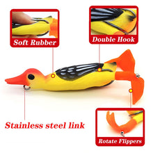 Charger l&#39;image dans la galerie, 1pc Swimming Duck Lure 9.5cm 11.2g
