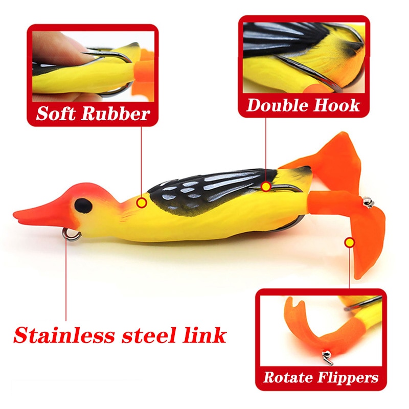 Ugly Duckling – Wobbler – Decoration Floating Trout – Length 9.5 cm – 12  Grams – – 2 Pieces : : Sports & Outdoors