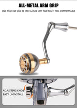 Cargar imagen en el visor de la galería, AR2000-7000 Spinning Fishing Reel Silver-Gold
