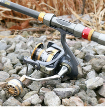 Cargar imagen en el visor de la galería, AR2000-7000 Spinning Fishing Reel Silver-Gold
