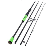 4 Sections Baitcasting Fishing Rod 1.8-2.4m