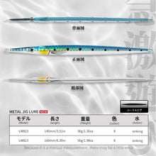 Cargar imagen en el visor de la galería, Jigging Needle Fishing Lure 14cm/36g 16cm/56g
