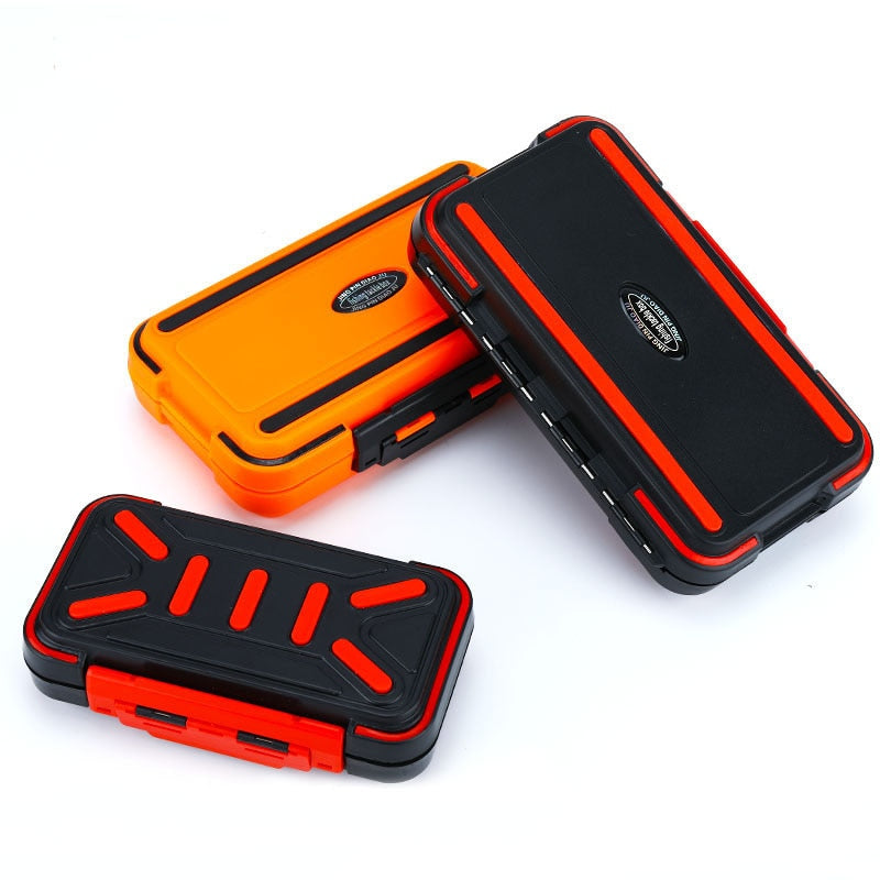 Double-sided Fishing Tackle Box Fishing Lure Storage Case Portable  Waterproof