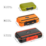 Waterproof Double-Sided Fishing Tackle Box 3 Sizes S/M/L