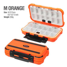 Cargar imagen en el visor de la galería, Waterproof Double-Sided Fishing Tackle Box 3 Sizes S/M/L
