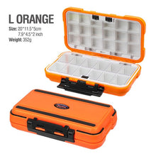 Cargar imagen en el visor de la galería, Waterproof Double-Sided Fishing Tackle Box 3 Sizes S/M/L
