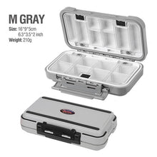 Cargar imagen en el visor de la galería, Waterproof Double-Sided Fishing Tackle Box 3 Sizes S/M/L
