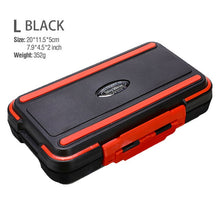 Cargar imagen en el visor de la galería, Waterproof Double-Sided Fishing Tackle Box 3 Sizes S/M/L
