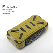 Cargar imagen en el visor de la galería, Waterproof Double-Sided Fishing Tackle Box 3 Sizes S/M/L
