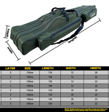 Load image into Gallery viewer, 110/120/130/150cm Fishing Rod Bag
