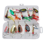 10pc Spinner Metal Lure