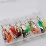 10pc Spinner Metal Lure