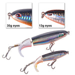 5pc Topwater Lure Set 13-35g Whopper Plopper