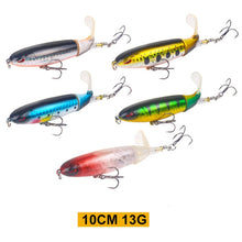 Cargar imagen en el visor de la galería, 5pc Topwater Lure Set 13-35g Whopper Plopper
