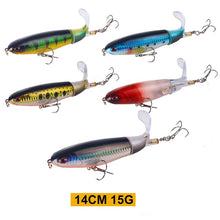 Cargar imagen en el visor de la galería, 5pc Topwater Lure Set 13-35g Whopper Plopper
