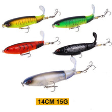 Cargar imagen en el visor de la galería, 5pc Topwater Lure Set 13-35g Whopper Plopper
