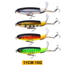 Cargar imagen en el visor de la galería, 5pc Topwater Lure Set 13-35g Whopper Plopper
